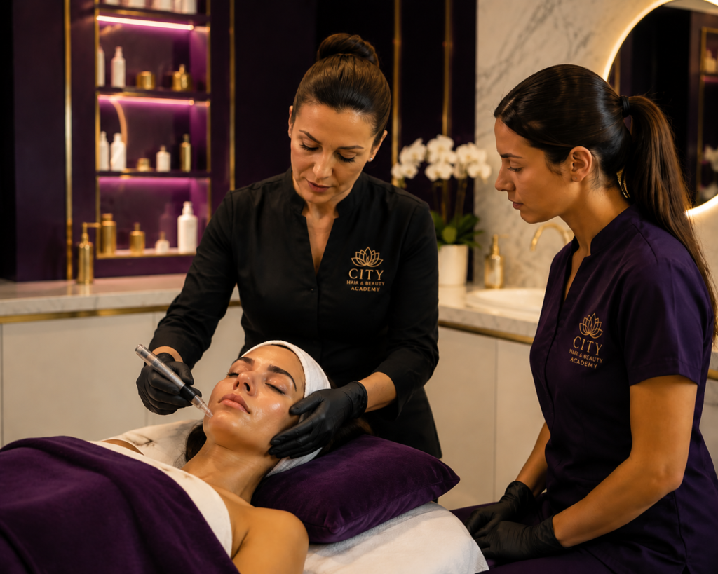 Home 5 Aesthetics student discovering their career path at City Hair & Beauty Academy
