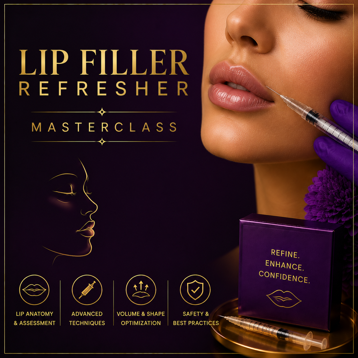 Lip filler refresher training course