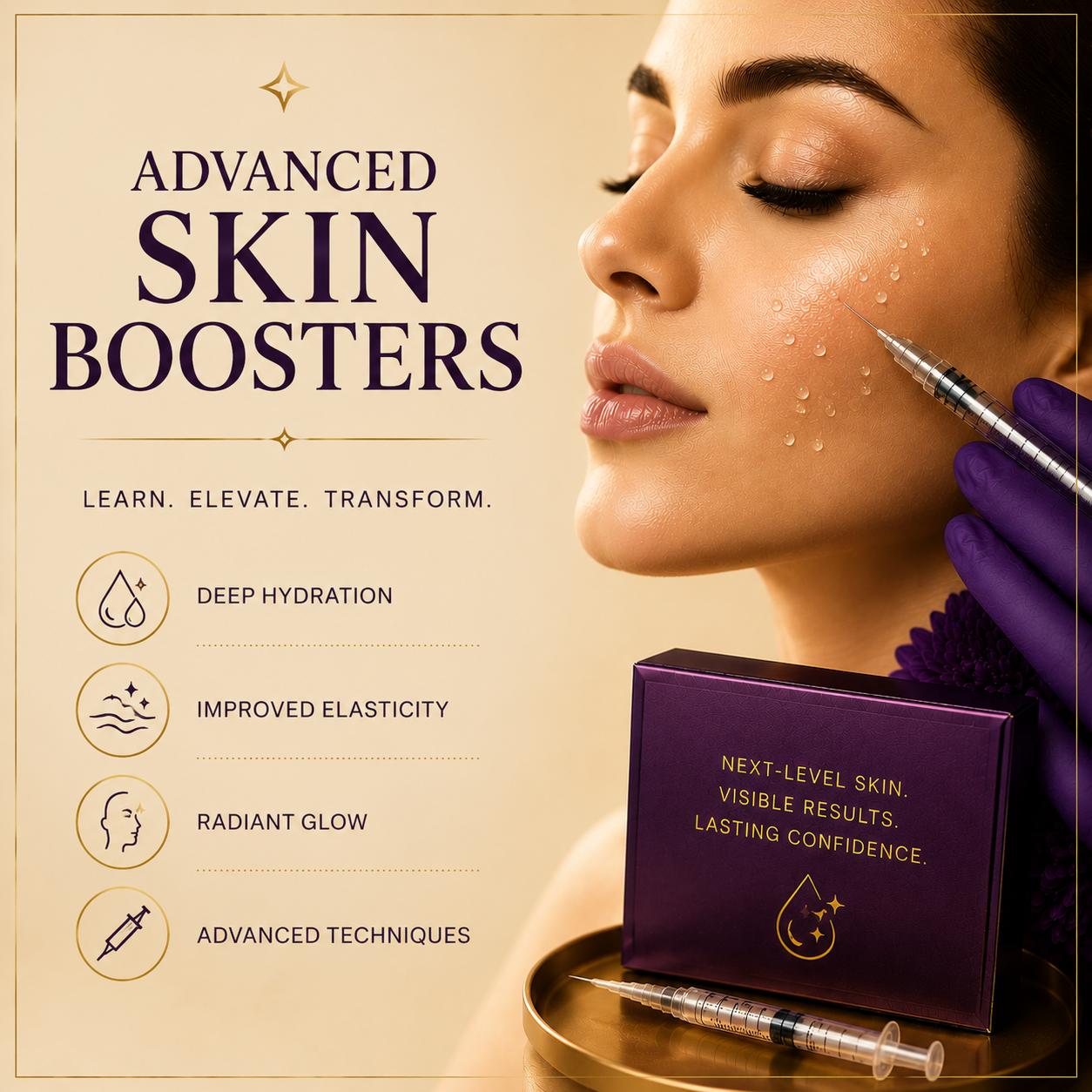 Advanced skin boosters training course